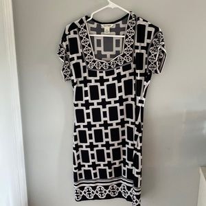 Black and white dress